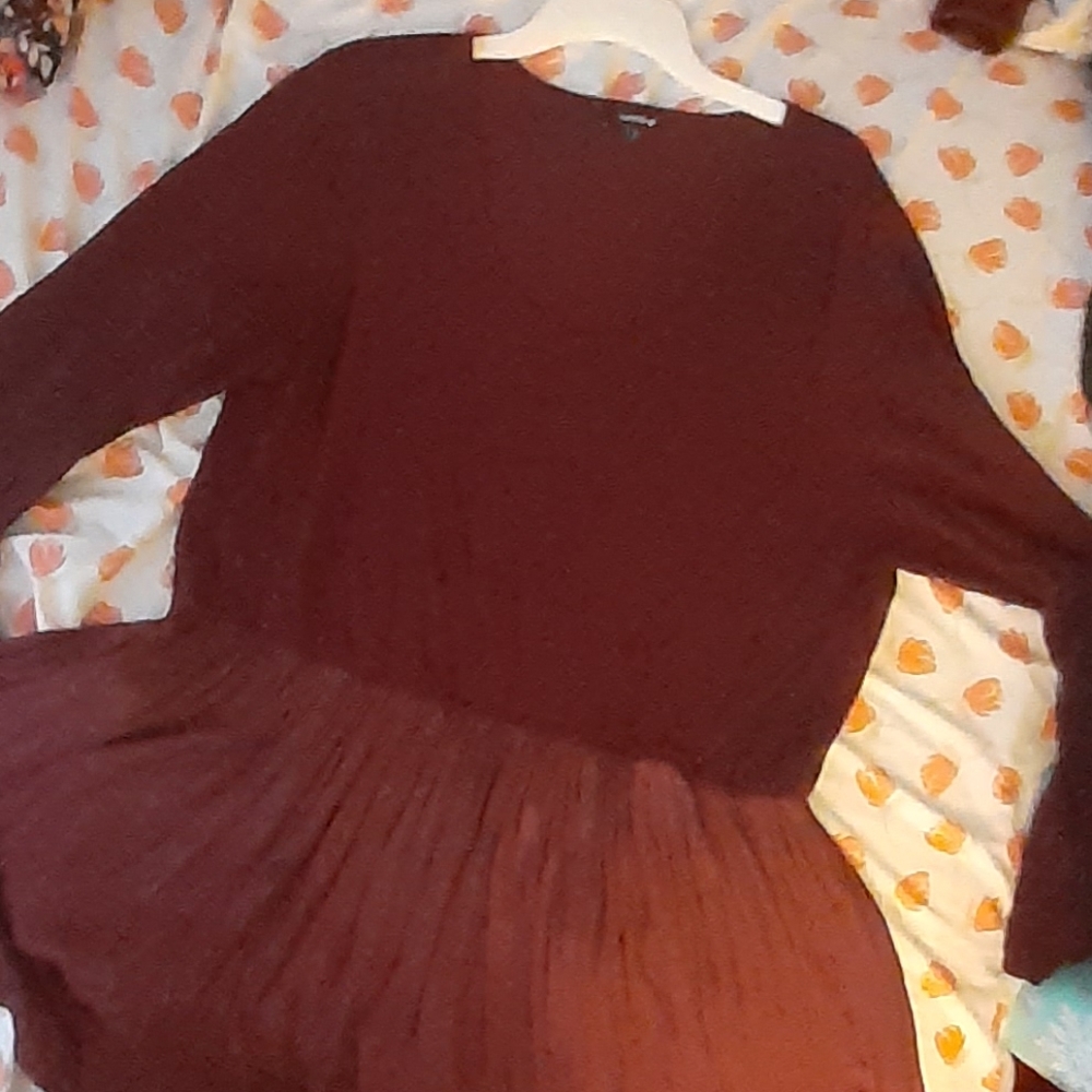Burgundy/ wine sweater
